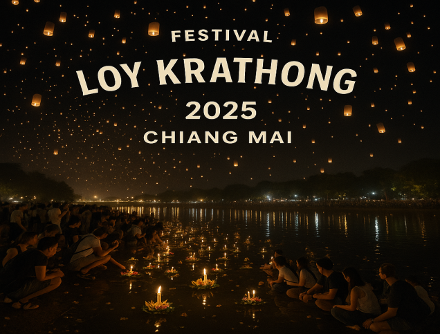 Loy Krathong Festival in Chiang Mai: A Magical Celebration by the River 5-6 Nov 